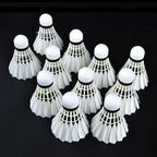 3/6/12Pcs New White Badminton Shuttlecock Durable Professional Badminton Balls Training Sport Badminton Trainer Household
