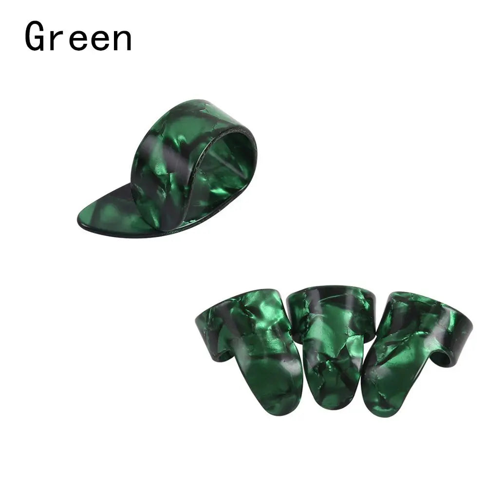 1 Thumb + 3 Finger For Acoustic Celluloid Guitar Picks Guitar Plectrum Fingerpick Guitar Parts Musical Instruments Accessories