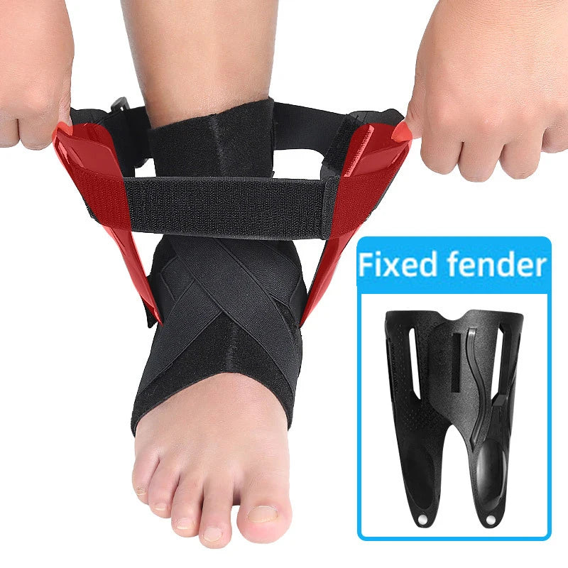 1PC Ankle Support Strap Ankle Brace Sprained Ankle Adjustable Basketball Guard Strap Compression Side Stabilize Ankle Brace