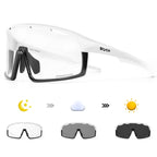 SCVCN Photochromic Cycling Glasses Cycling Sunglasses Bicycle Eyewear Sports MTB Outdoor UV400 Bike Goggles Sunglasses Eyepieces
