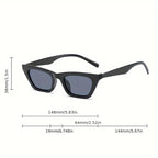 Vintage Small Frame Cat Eye Sunglasses Women Square Sun Glasses Female Brand Designer Retro Cateye Shades Fashion Oculos UV400