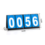 1PC Scoreboard Tabletop Scoreboard Score Keeper Portable Basketball Score Counter For Basketball Badminton Volleyball【AliS8】