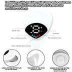 Miwayer 2-in-1 Guitar Pick Tuner/Digital Guitar Pick Tuner w/LED Screen Display/ for Electric & Bass,Ukulele/12 Equal Temperamen