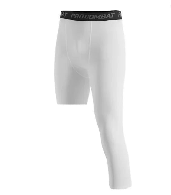 2026 Compression Pant Men Training Gym Leggings with Pockets Running Tights Fitness Basketball Jogging Workout Trouser Polyester