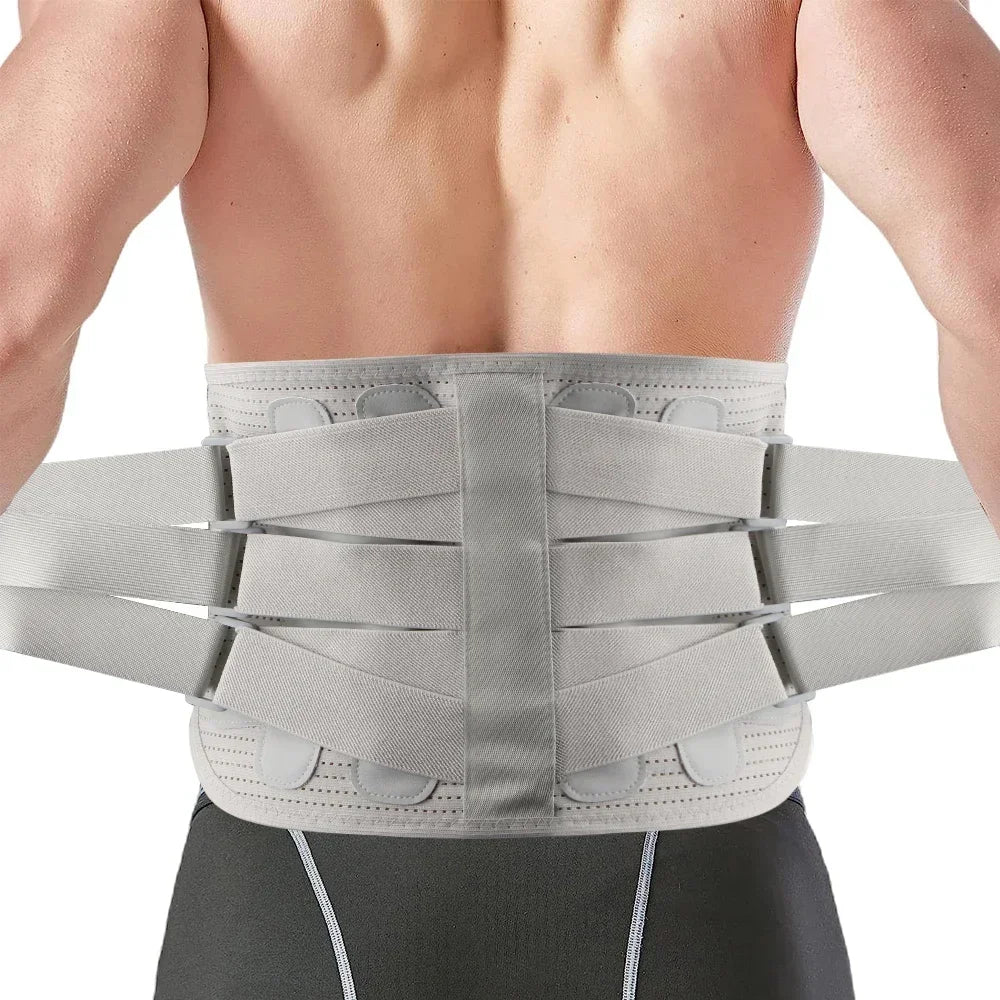 Back Brace for Men Lower Back,Back Support Belt,Breathable Lower Back Support Belt Pain Relief With 6 Stays for Heavy Lifting