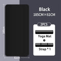 8mm NBR Yoga Mat Anti Slip Thickened Style for Beginners, Home Yoga Mat for Sports, Dance, Fitness Floor Mat Equipment