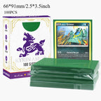 Standard Size Card Sleeves Premium Perfect Exact Fit Inner Card Sleeves with Pokemon Cards for TCG MTG Sports Cards ﻿