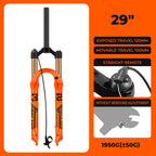 BOLANY Bike Air Fork 27.5/29inch 120mm Travel Oil Air Suspension Lightweight Magnesium Alloy Quick Release Bicycle Fork