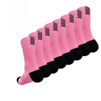 4 pairs Cycling Socks Running Quick Dry Medium Cylinder Men and Women Sports Fitness in the Tube