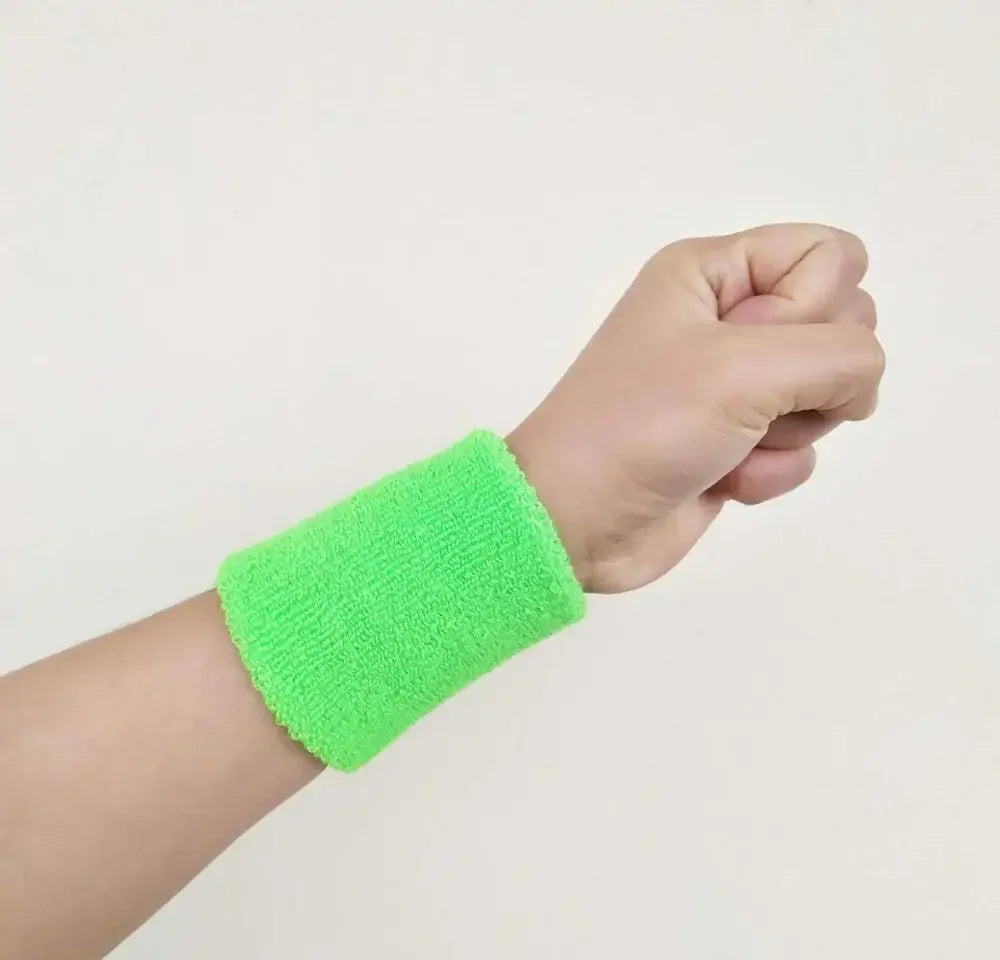 L XL Wristband Sport Sweatband Hand Band Sweat Wrist Support Brace Wrap Guards for Gym Volleyball Basketball Tennis Wrist Band