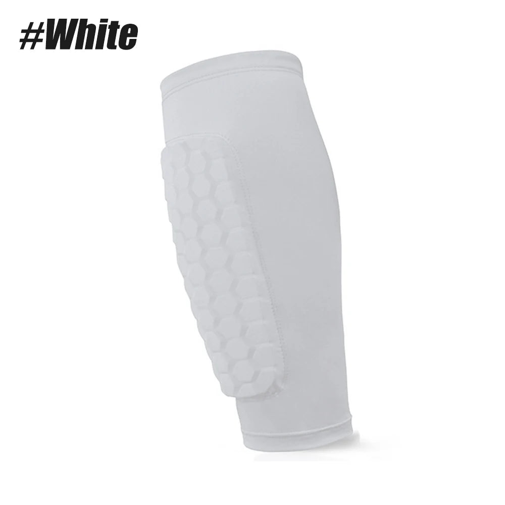 1PCS Soccer Shin Guards Pads, Shin Defender Shin Guards, Calf Compression Sleeve with Honeycomb Pads, Protective Soccer Shin Pad
