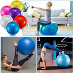 Exercise Yoga Ball Yoga Balance Stability Swiss Ball Support Up to 200 lbs Suitable for Office Home Work Gym