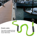 1pc BungeeCord Dock Line Boat Rope With Stainless Steel Clip Float Docking Rope Mooring Boat Rope For Docking PWC Jetski Kayak