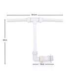 Adjustable Dual Spray Waterfall Fountain Swimming Pool Sprinkler Creative Sprayer with Fountain Bracket