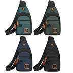 Men's Leisure Outdoor Hiking Bike Shoulder Bag, Waterproof Sports Crossbody Bag, Travel Backpack, Men's Chest Bag, Shoulder Bag