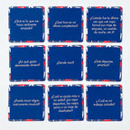Spanish Mini Game Cards-Bien Me Conoces?After Dinner Amusements Board Game Travel Party Game Entertainment For Family Friends