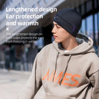 ROCKBROS Winter Warm Cycling Hats Outdoor Sports Thermal Fleece Biker Caps Windproof MTB Road Skiing Hiking Cycling Headgear Hat