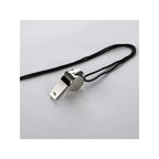 2 Pack Stainless Steel Sports Whistles with Lanyard - Loud Crisp Sound for Coaches Referees And Officials