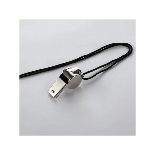 2 Pack Stainless Steel Sports Whistles with Lanyard - Loud Crisp Sound for Coaches Referees And Officials