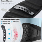 Lower Back Brace for Pain Relief,Back Support Belt, Flexible Lumbar Support Waist Belt for Lifting At Work,Scoliosis Pain Relief