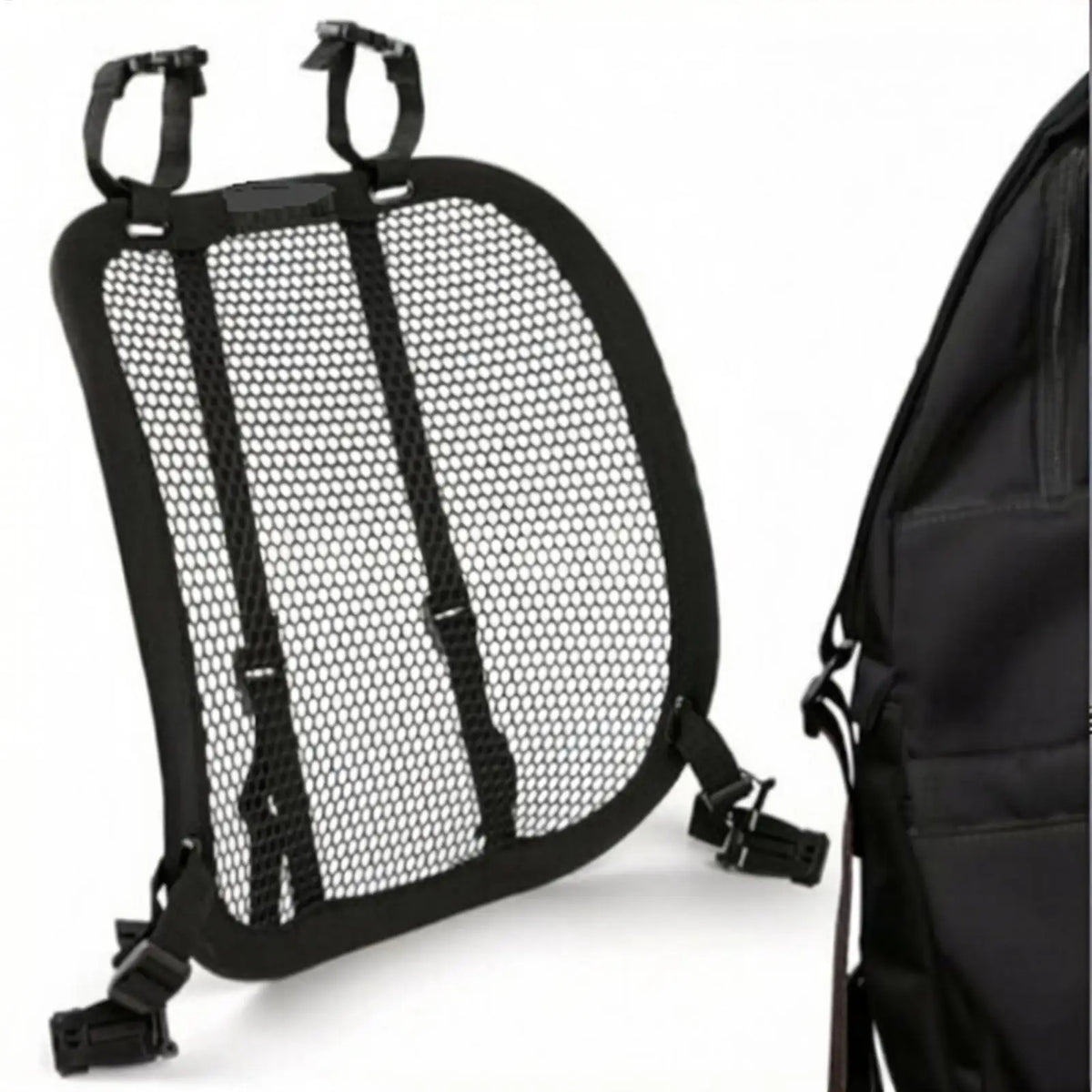 Ergonomic Airflow Ventilation Backpack Spacer Breathable Mesh Backpacks Ventilation Frame Sweat Reducing for Cycling Hiking