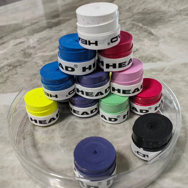 15PCS HEAD Sticky feel Tennis Racket Overgrip 0.65MM durable Badminton Sweatband Overgrips squash racket overgrips