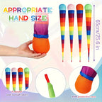 Rainbow Comet Ball Soft Tail 65cm Indoor Outdoor Sport Ball Throwing Receiving Ball Park Sports Relax Coordination Training Ball