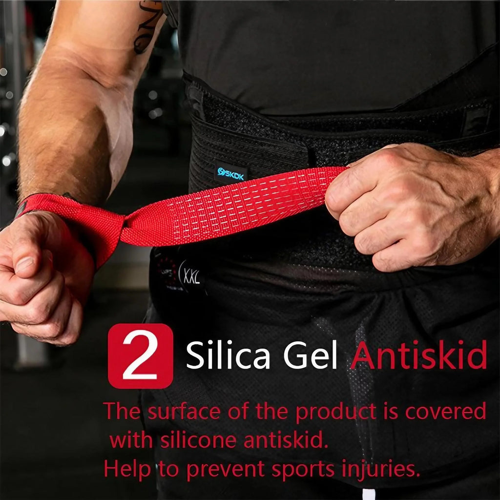 Heavy Duty Cotton Wrist Lifting Straps for Weightlifting Gym Fitness Neoprene Padded Anti Slip Pull Grips Wrist Wraps Support for Powerlifting Bodybuilding Strength Training Workouts for Men and Women 255 Characters