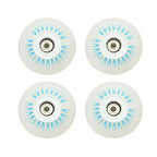 4PCS Flash Inline Skate Wheels 90A LED Lighting Skating Wheel Flash Wheels Sliding Roller Skating Shoes 80mm 76mm 72mm 68mm