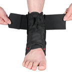 AOLIKES 1PCS Ankle Brace Support Sports Adjustable Lace Up Ankle Stabilizer Straps for Sprained Foot Compression Socks Sleeve