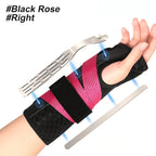 1PCS Carpal Tunnel Wrist Brace – Night Support with 2 Metal Splints,Adjustable Hand Stabilizer for Pain Relief  – Fits Both Hand
