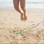 Thickened Extended Wooden Colorful Jump Rope Adjustable Sports Fitness Hot Selling Toys and Gifts Random Color