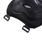 6Pcs/Set Knee&Elbow&Palm Skateboard Protection Gear Thicken Breathable Inline Skating Protector Safety Light