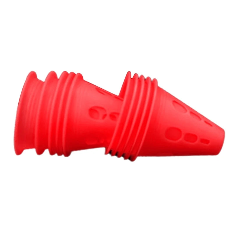 Sports Cones, 10 Pack Sports Cones Training Cones Traffic Cones Roller Skating Obstacle Training Agility Marker Cones 24BD