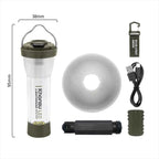 3000mAh RGB GZ Lighthouse Micro Camping Lantern Portable Flashlight LED Outdoor Tent Light USB Charging Camping Light
