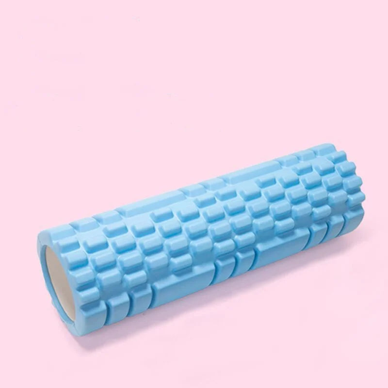 Foam Roller Yoga Column Fitness Yoga EVA Foam Roller Yoga Stick Deep Tissue Massage Roller, Suitable for Back/Waist/Leg Muscle