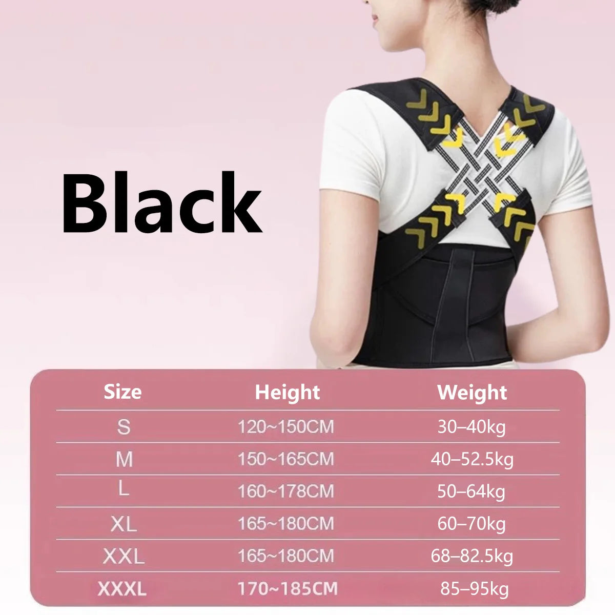 Adjustable Posture Corrector Back Support Belt Spine Alignment Waist Trainer for Men and Women Abdominal Waist Correction