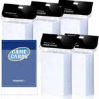 500 Counts Clear Soft Card Sleeves 2.5" x 3.5" Trading Collect Sleeve Fit For Photo Standard Baseball Football Sports Game Cards