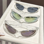 New Y2k Sunglasses For Men And Women Sports Cycling Glasses Women Trendy Street Photography Sunglasses Men Fashion Shades