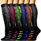 1Pair New Compression Socks 20-30mmhg High Stockings Men Women Sports Socks For Marathon Cycling Football Varicose Veins