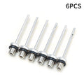 6/12 Pcs Inflatable Needles Basketball Soccer Volleyball Inflatable Needles Balls Universal Needles Pump Accessories