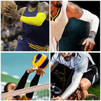 WOSWEIR－1PC Sports Arm Compression Sleeve Basketball Cycling Arm Warmer Summer Running UV Protection Volleyball Sunscreen 