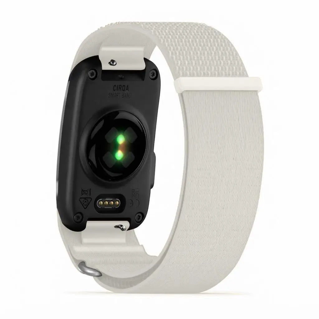 Nylon Strap for Garmin CIRQA Smart Band Sports Fitness Tracker Adjustable Loop Woven Straps Wristband for Men & Women