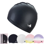 Adults Silicone Swim Cap Swimming Pool Waterproof High Elastic Comfortable Anti Slip Caps Hat for Men Women Pool Competitions
