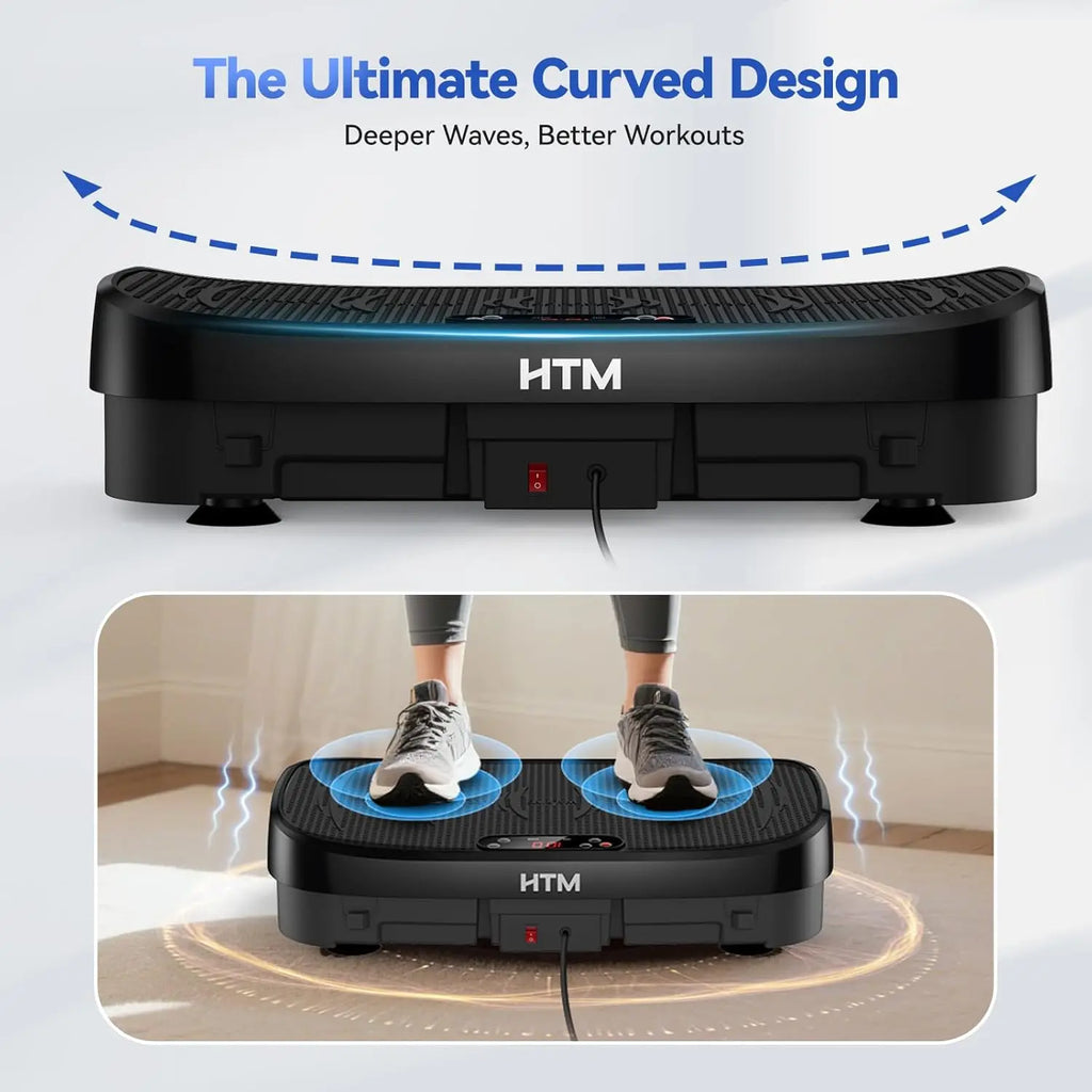 Vibration Plate Fat Burning Fitness Platform Whole Body 120 Levels Home Gym Equipment Weight Loss Muscle Relax Exercise Board