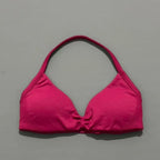 Sports Strappy Bra Yoga Underwear Women Gym Top Running Exercise Backless Bra High Support Active Wear Fitness Workout Halter
