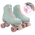 Size 36-41 Flashing Double-Row Roller Skate Shoes For Women Men Outdoor Skating Beginner Kids 4 Wheels Skates Boys Girls Quad Sneakers Gift
