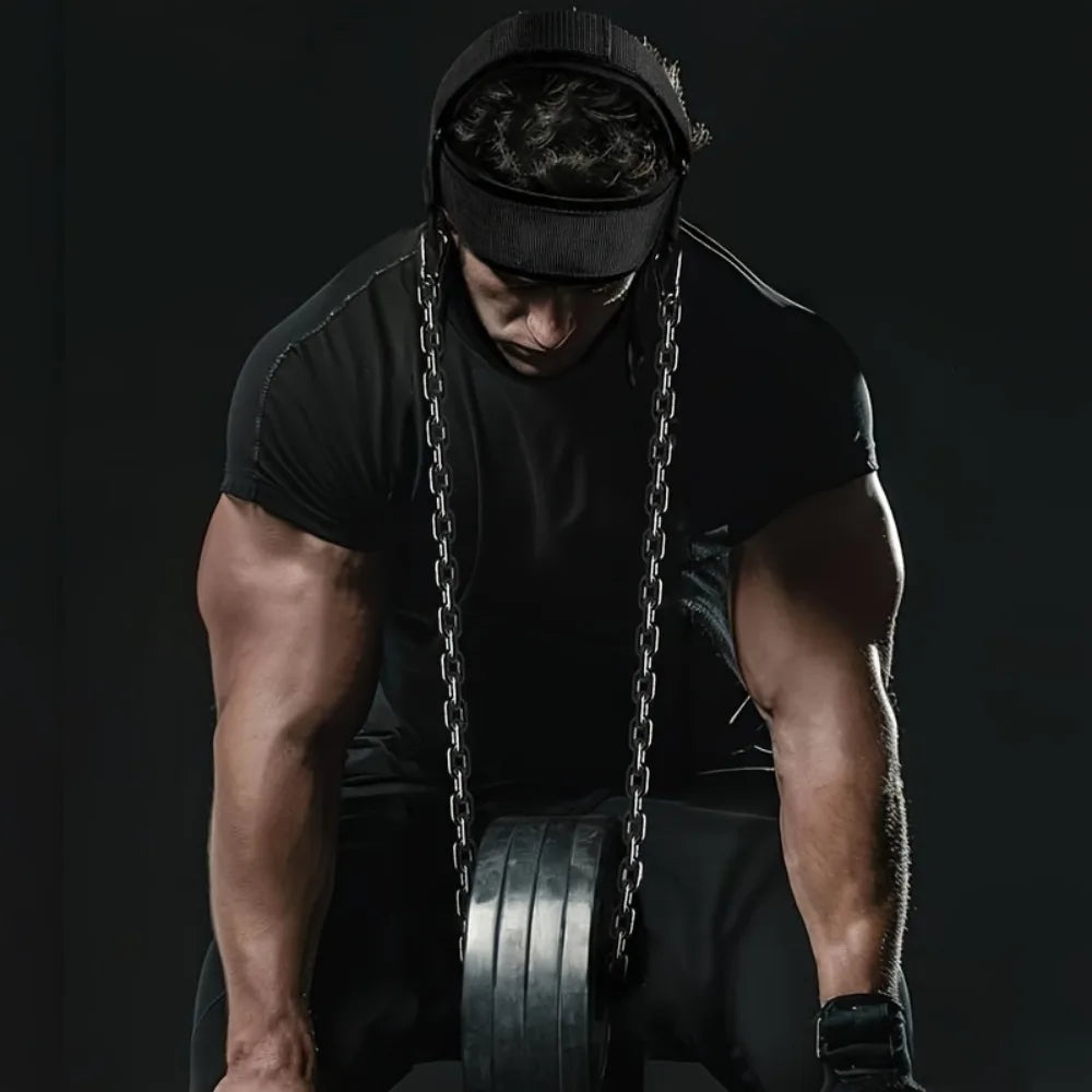 Head Trainer Weight Lifter - Neck Brace for Strengthening Neck and Core Muscles - Neck Exerciser