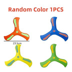 Soft Boomerang Toy Three-Leaf Cross Outdoor Flying Disc Interactive Sports Game for Decompression Gift