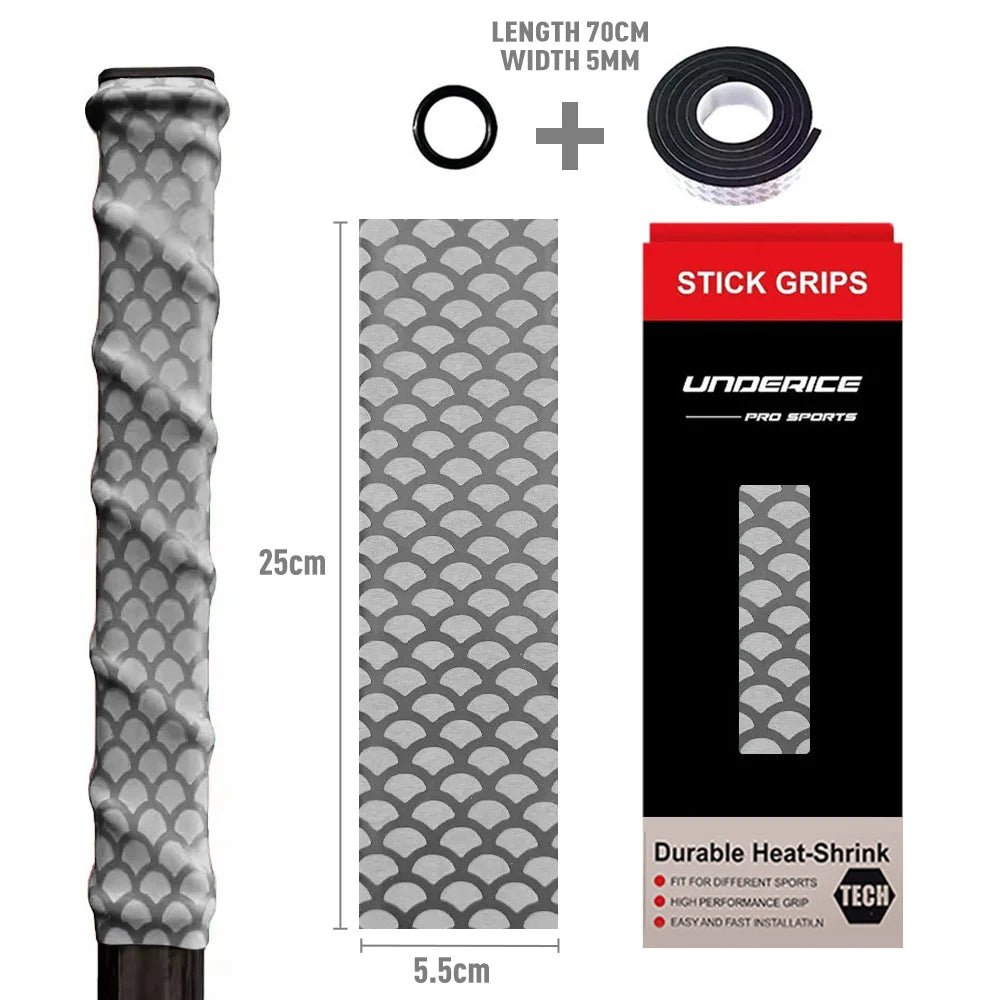Ice Hockey Sticks Heat Shrinkable Sleeve Hockey Stick Grip Non-Slip Fishing Rod Training Badminton Hockey Equipment Accessories